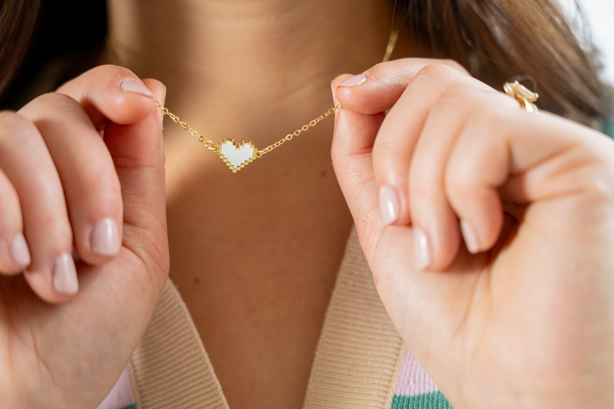 The Mario Heart Necklace