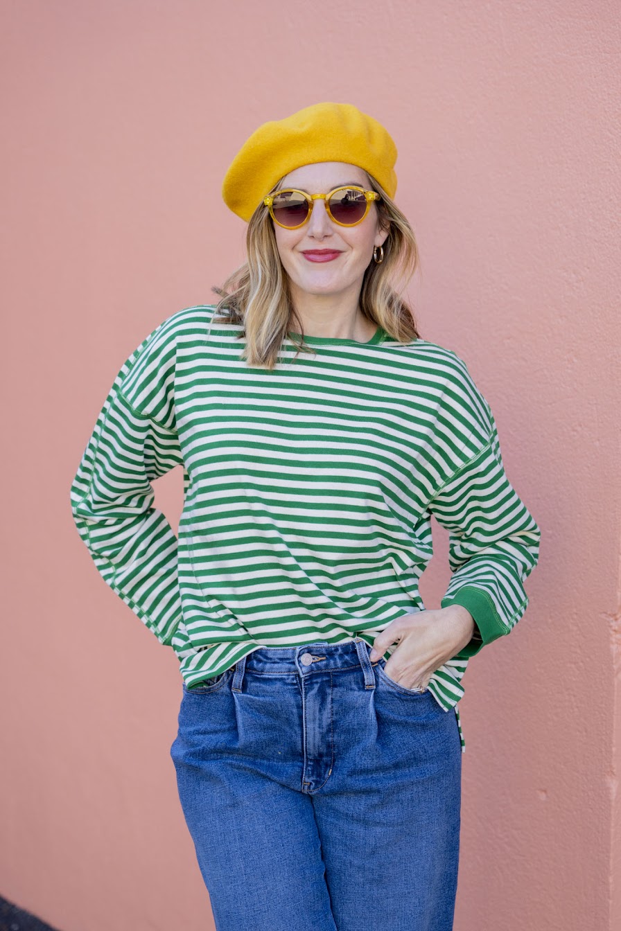 Stripe Taylor Top