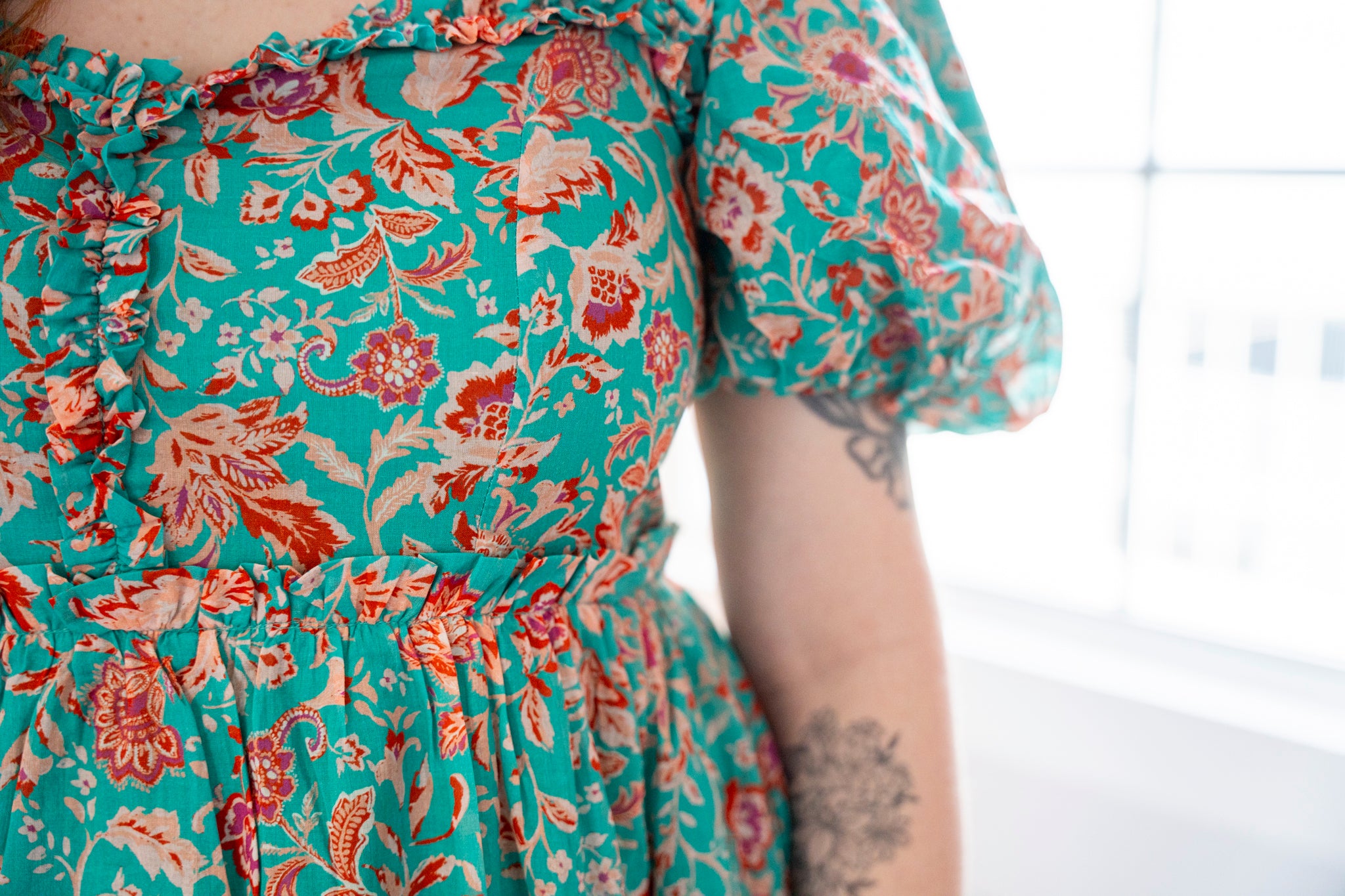 The Pomegranate Paisley Dress