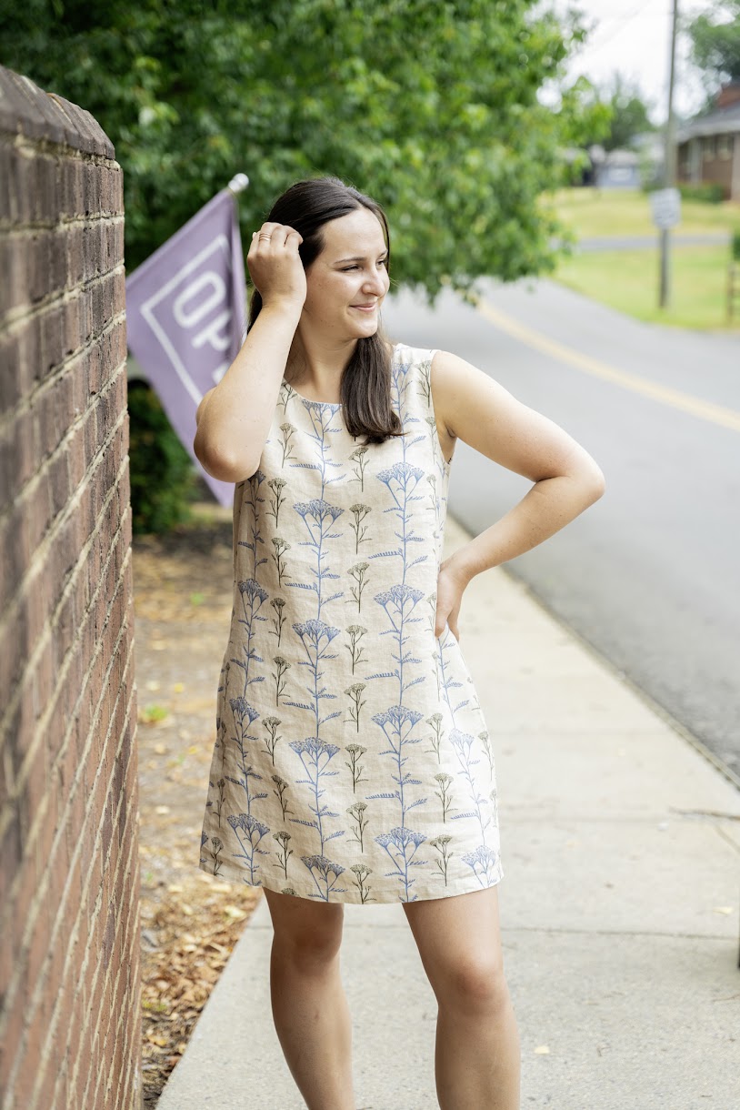 Linen Dress - Cream