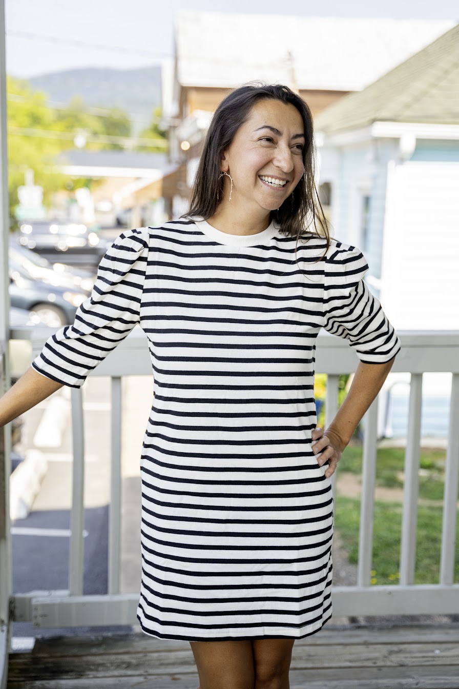 The Stripe Pomander Dress