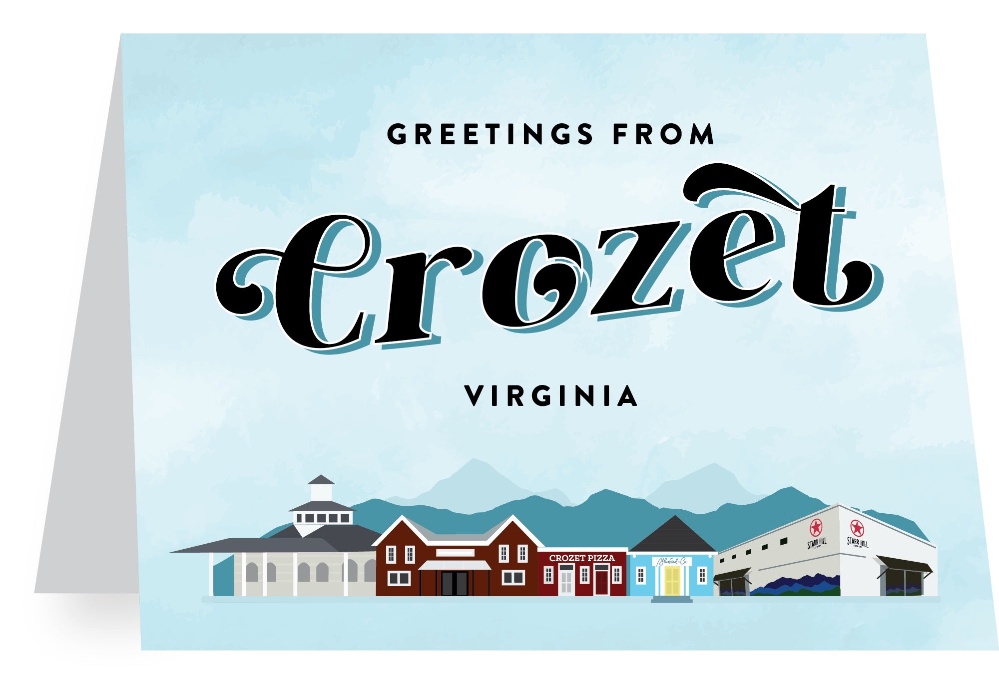 Greetings From Crozet Card