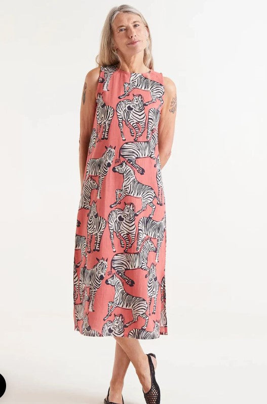 The Safari Print Midi Dress