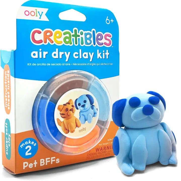 Creatibles D.I.Y. Air-Dry Clay Kit: Pet Bffs (Set of 4)